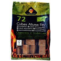 72 Cubes Allume-feu 100% Naturel - PYROFEU